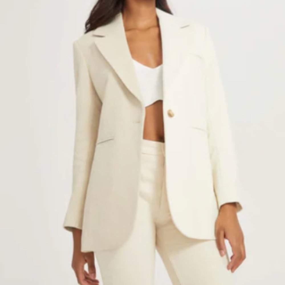 Something Navy Classic Blazer Tan Combo